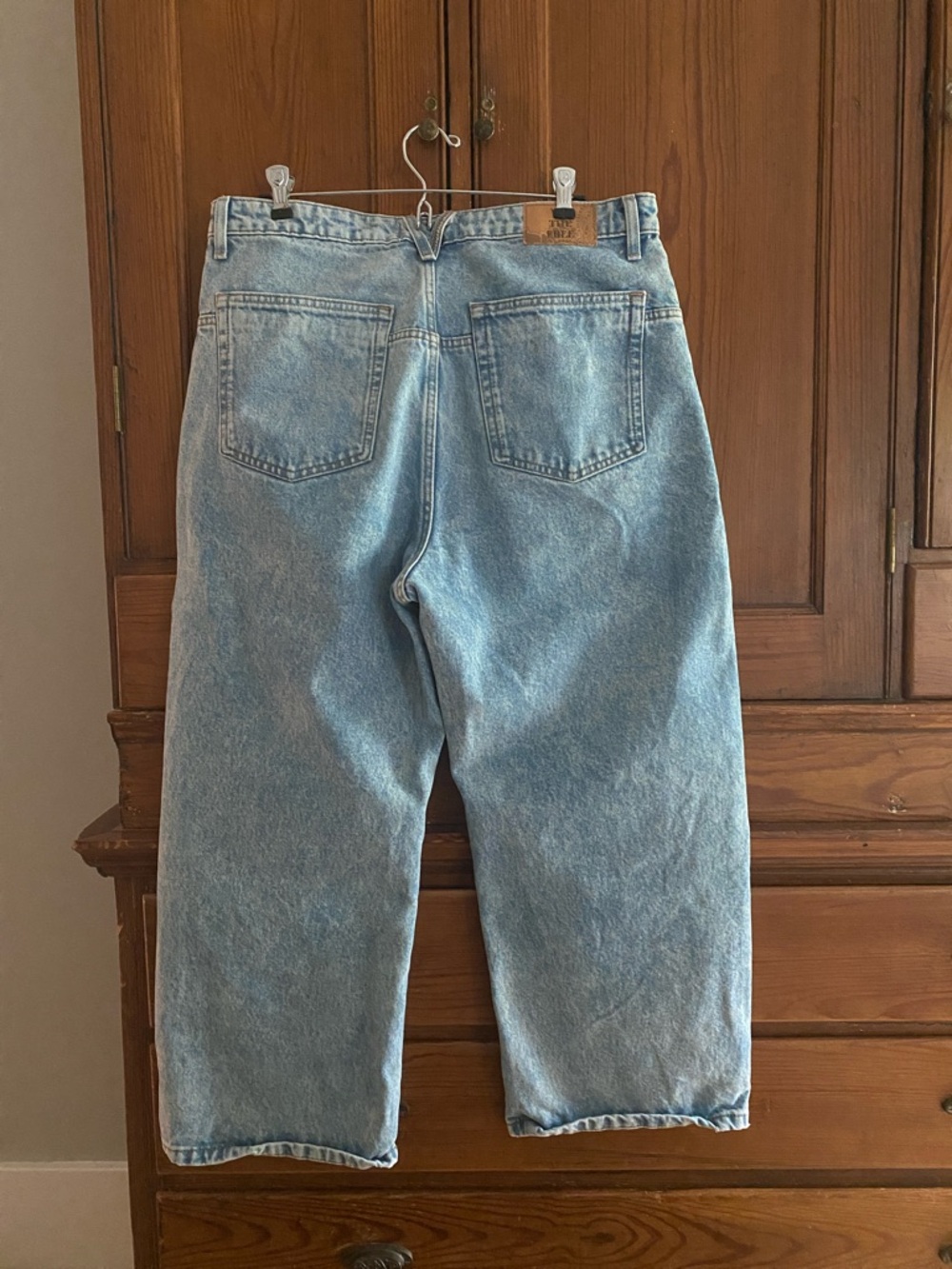 We The Free Relaxed Wide-Leg Jeans - Light Blue Wash - Picture 4 of 11